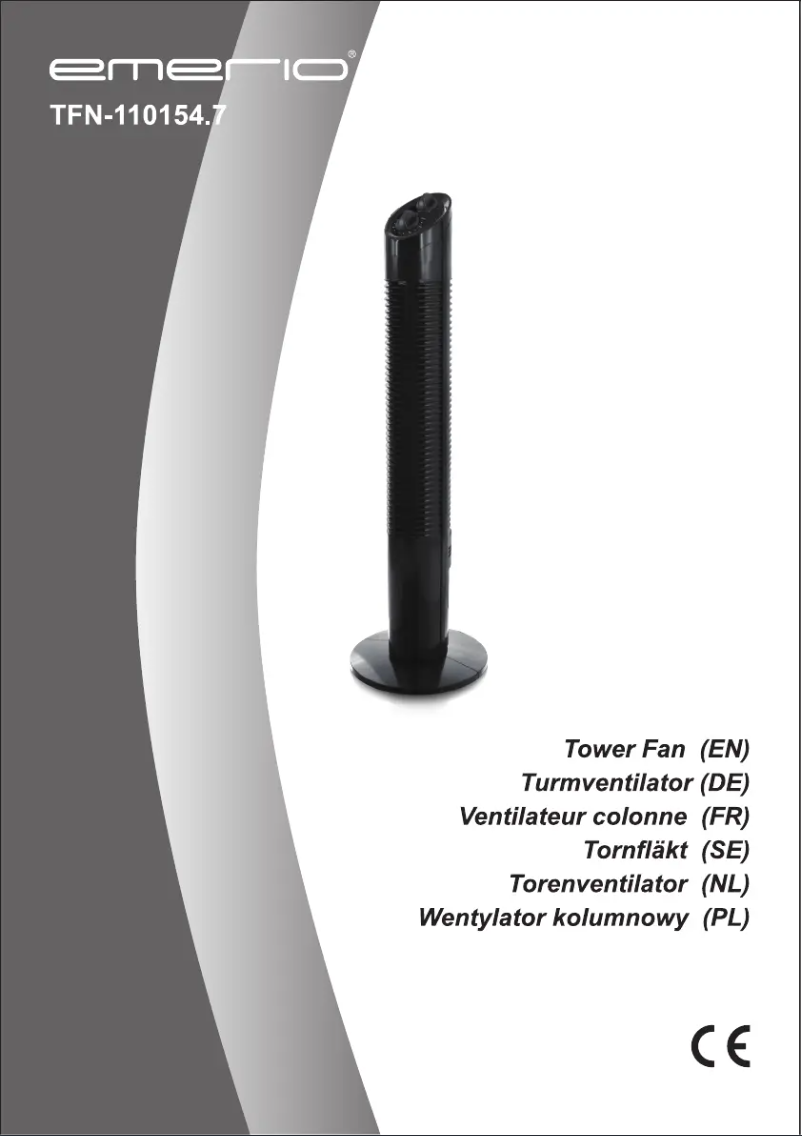 Image de la première page du manuel de l'appareil TFN-110154.7