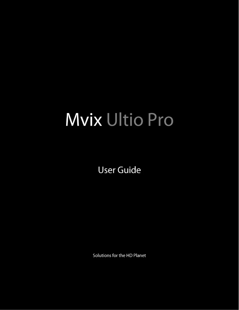 Page 1 de la notice Manuel utilisateur Mvix MX-880HD