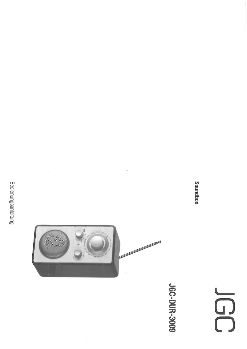 Image de la première page du manuel de l'appareil DUR-3009