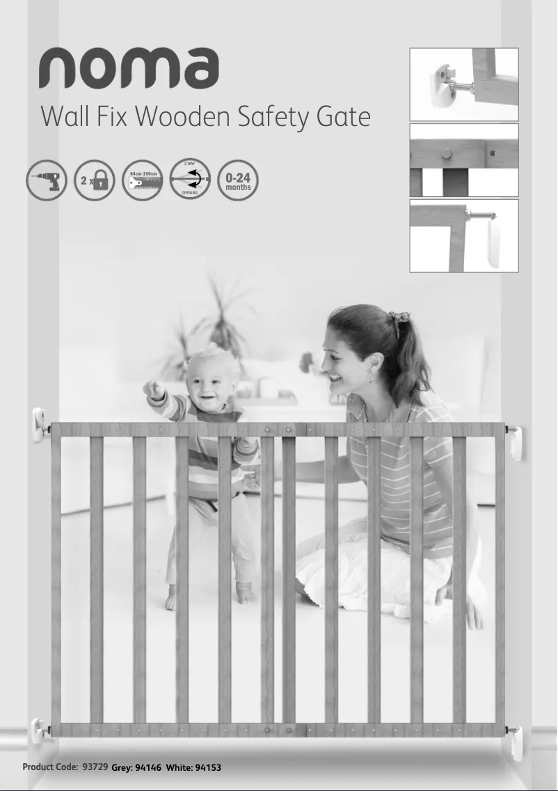 Page 1 de la notice Manuel utilisateur Noma Wall Fix 93729