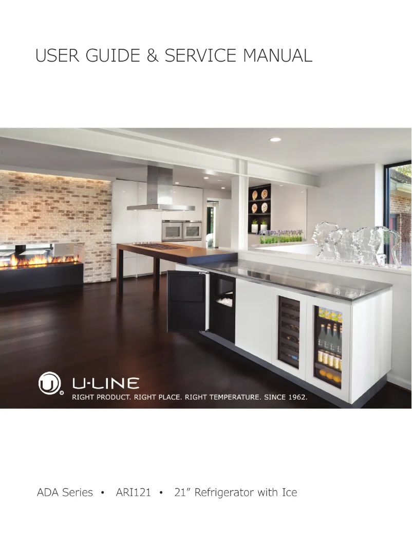 Page n°1 - Manuel utilisateur U-Line UARI121-SS01A