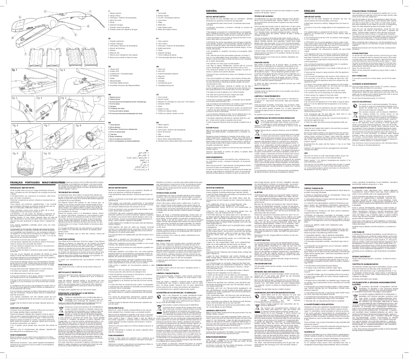 Page 1 de la notice Manuel utilisateur Ufesa PP5115