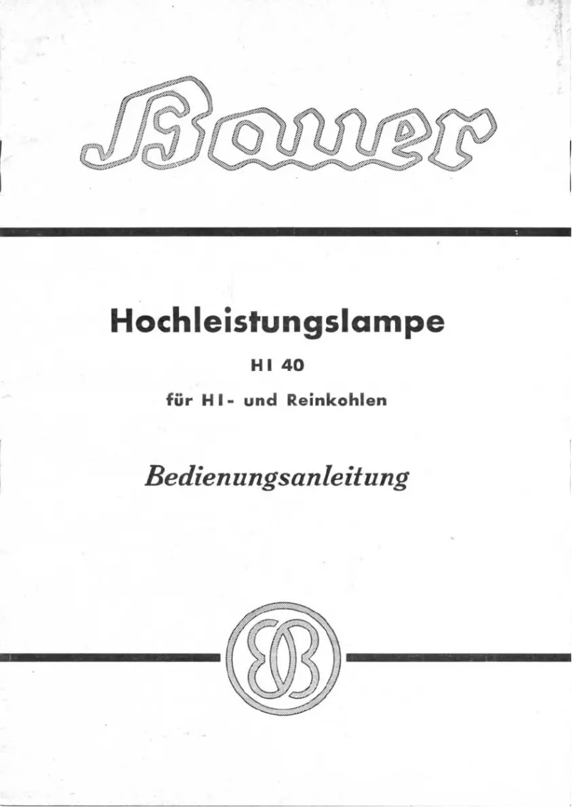 Image de la première page du manuel de l'appareil HI 40