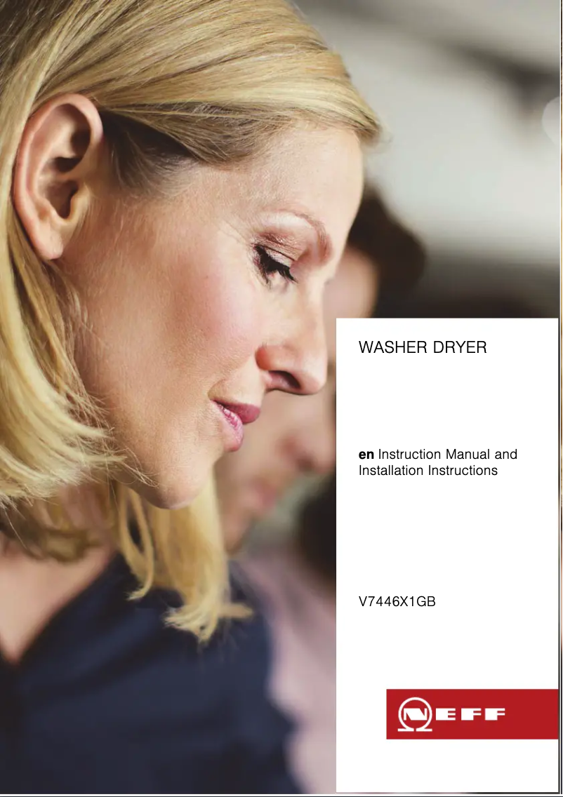 Page 1 of the manual User Manual Neff V7446X1GB