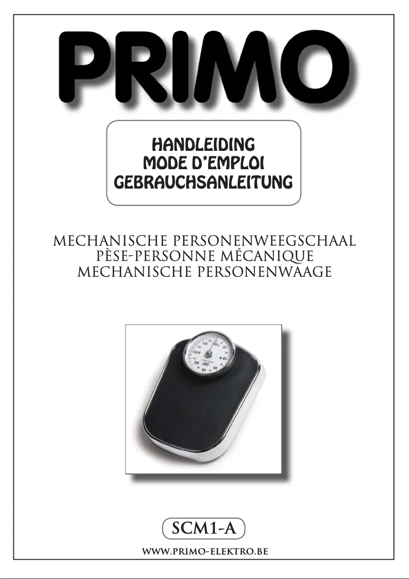 Image de la première page du manuel de l'appareil SCM1-A