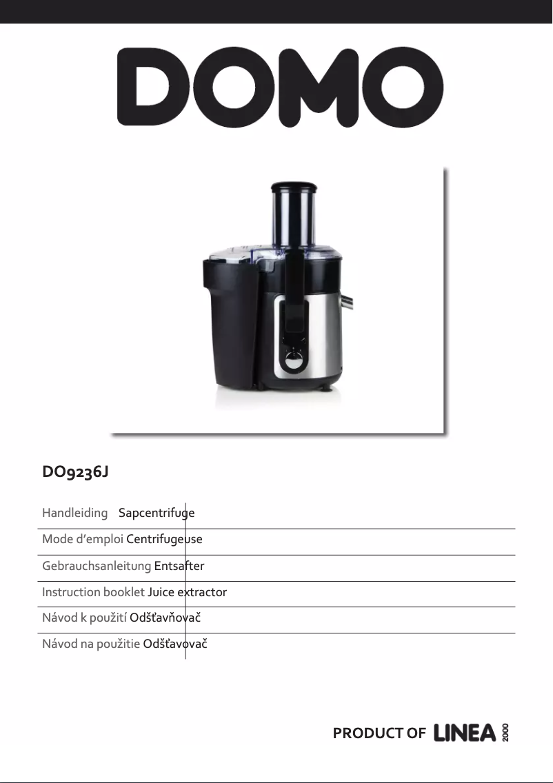 Page 1 de la notice Manuel utilisateur Domo DO9236J