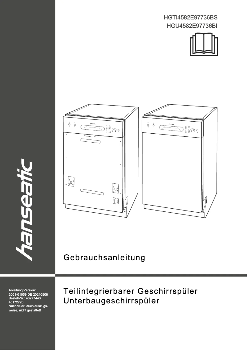 Page n°1 - Manuel utilisateur Hanseatic HGTI4582E97736BS