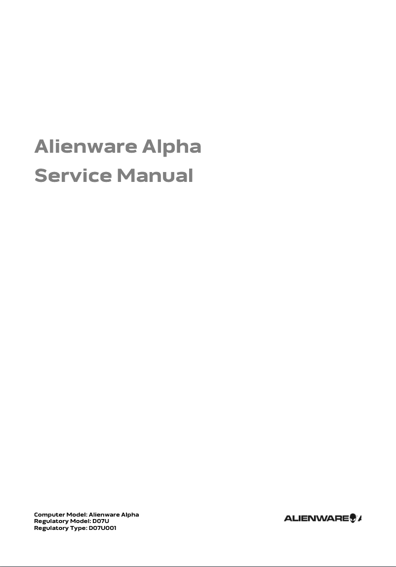 Image de la première page du manuel de l'appareil Alpha X2102C2AU