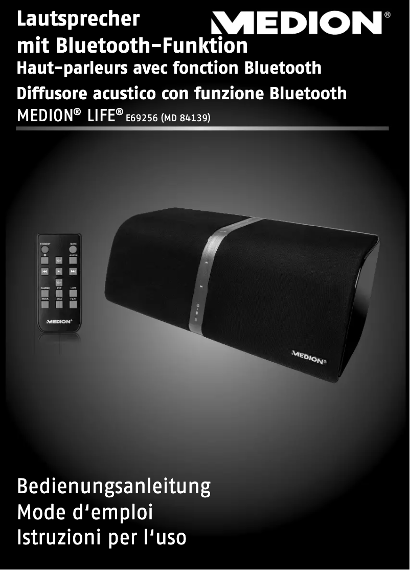 Page 1 de la notice Manuel utilisateur Medion LIFE E69256 (MD 84139)