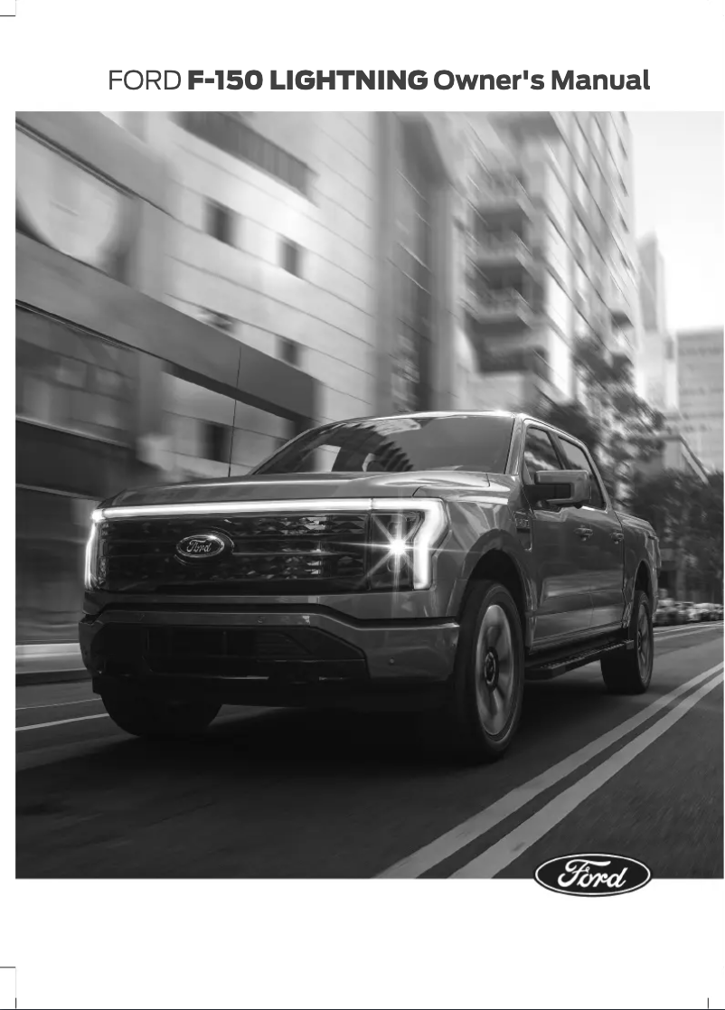 Page 1 de la notice Manuel utilisateur Ford F-150 Lightning (2022)