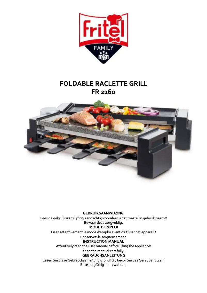 Image de la première page du manuel de l'appareil FR 2260