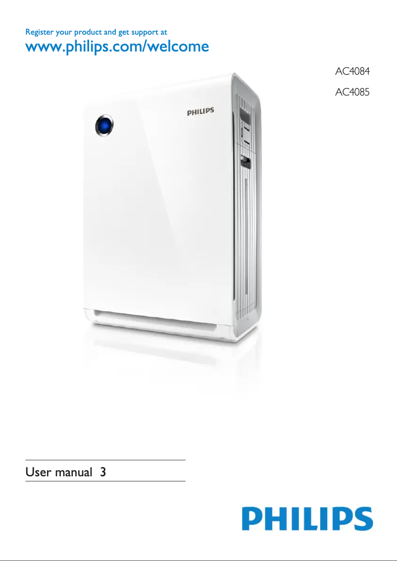 Page n°1 - Manuel utilisateur Philips AC4084