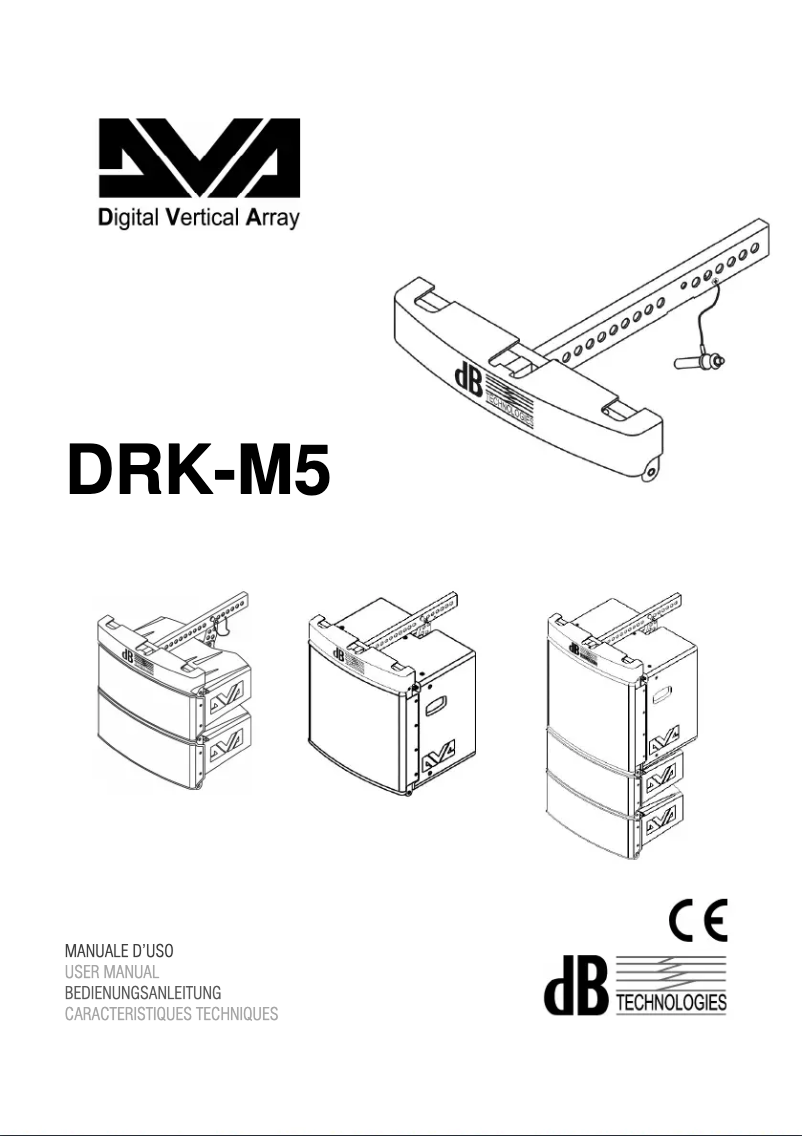 Image de la première page du manuel de l'appareil DVA DRK-M5