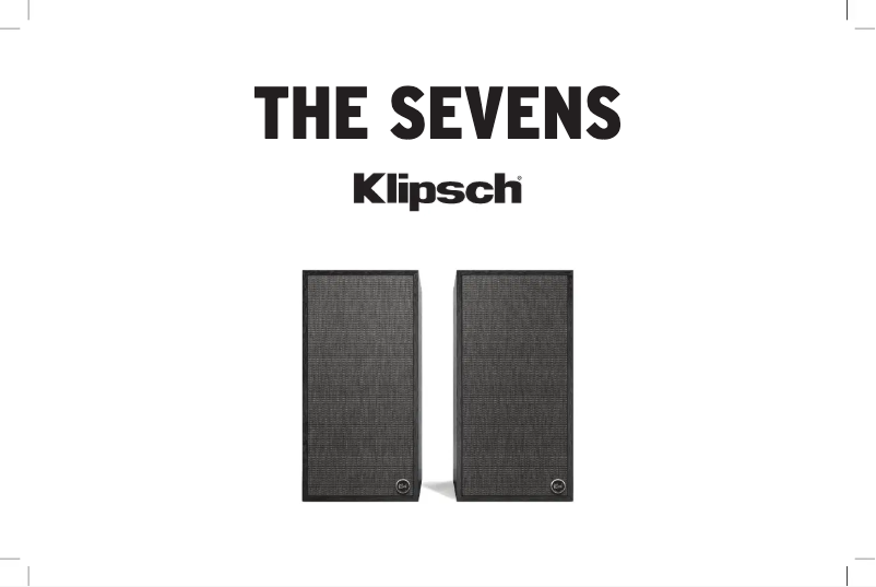 Page n°1 - Manuel utilisateur Klipsch The Sevens
