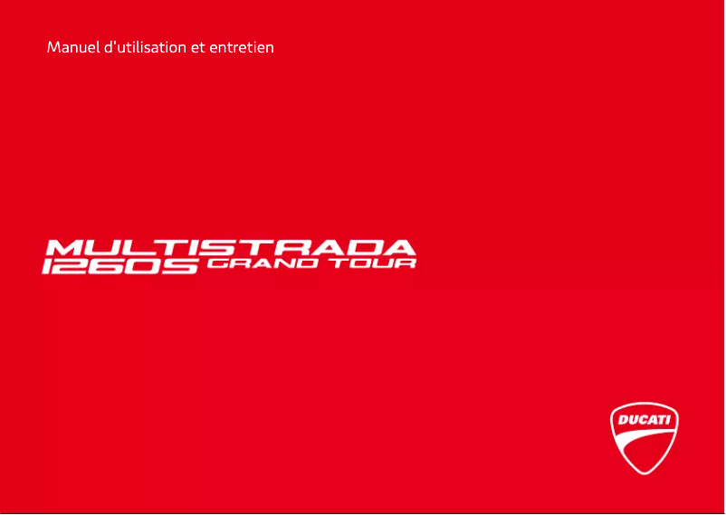 Image de la première page du manuel de l'appareil Multistrada 1260 S Grand Tour (2020)