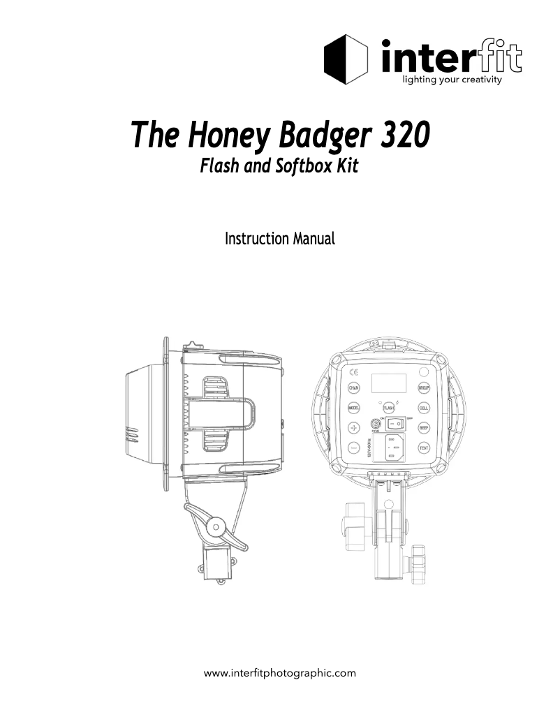 Image de la première page du manuel de l'appareil The Honey Badger 320