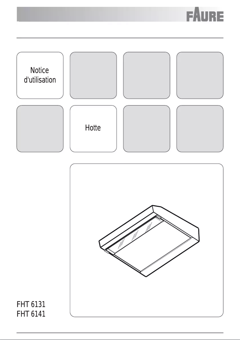 Page 1 de la notice Manuel utilisateur Faure FHT6141X