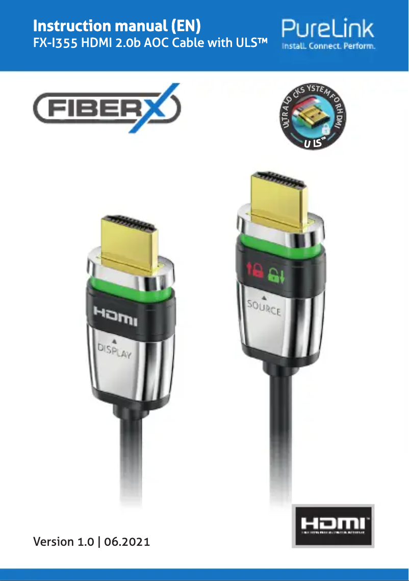 Página 1 del manual Manual de usuario FiberX FX-I355