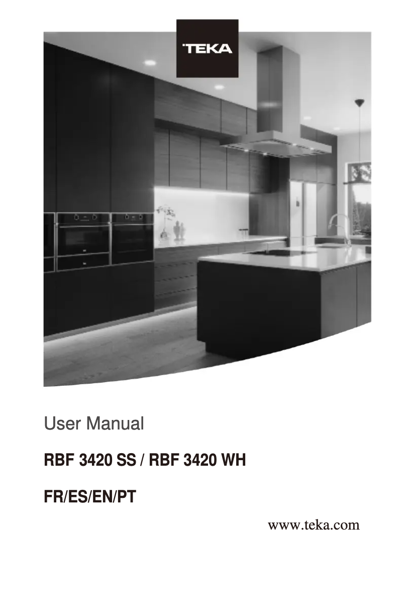 Page n°1 - Manuel utilisateur Teka 113420009