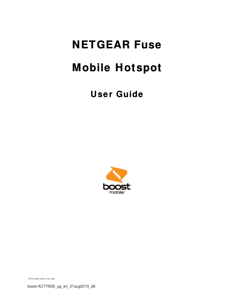 Página 1 del manual Manual de usuario Netgear AirCard 779S