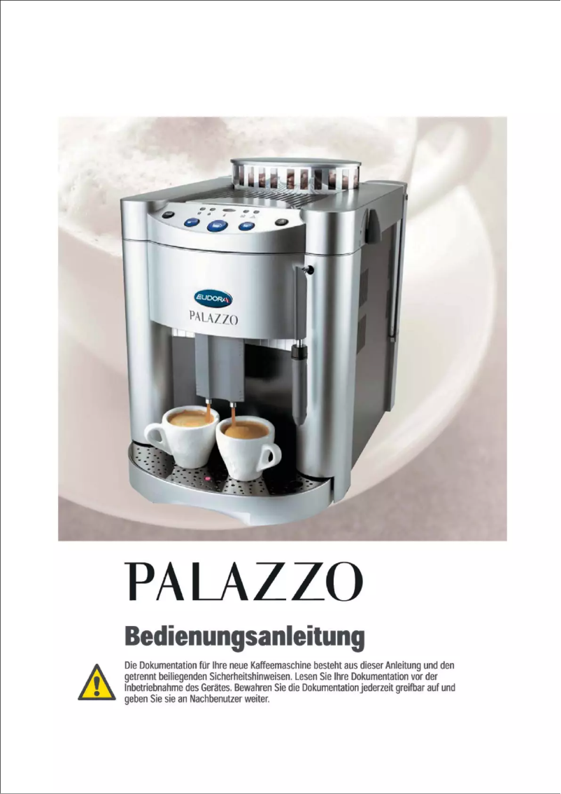 Page 1 de la notice Manuel utilisateur Eudora Palazzo