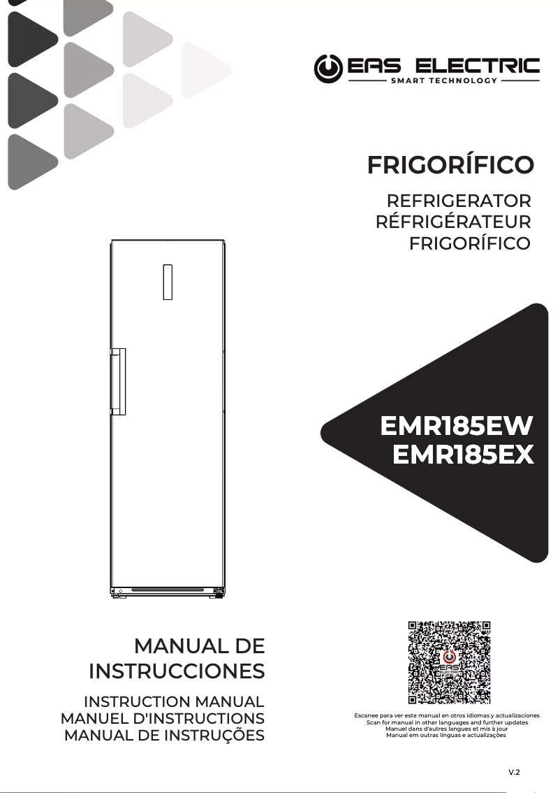Image de la première page du manuel de l'appareil EMR185EW