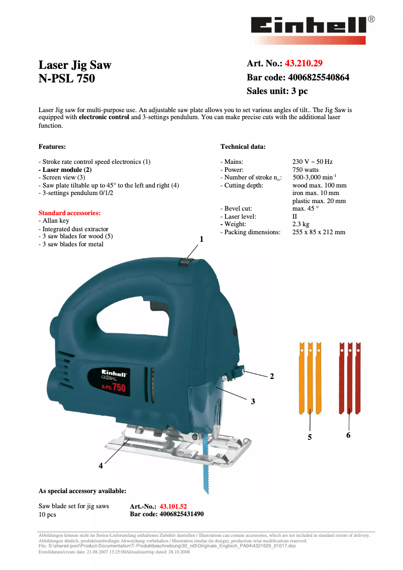 Page 1 de la notice Manuel utilisateur Global N-PSL 750