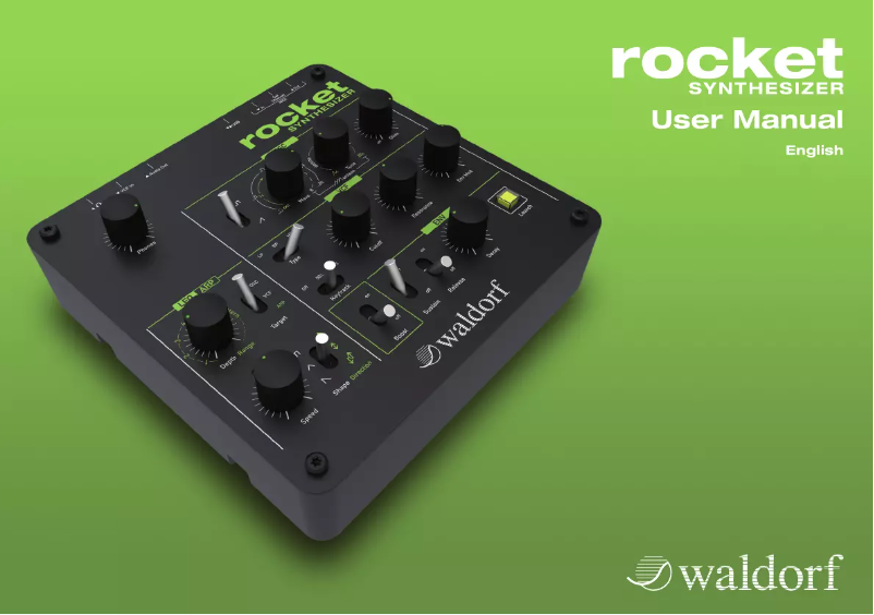 Page n°1 - Manuel utilisateur Waldorf Rocket