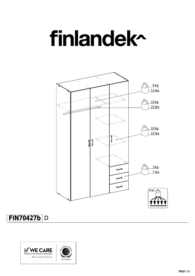 Page n°1 - Manuel utilisateur Finlandek FIN70427b