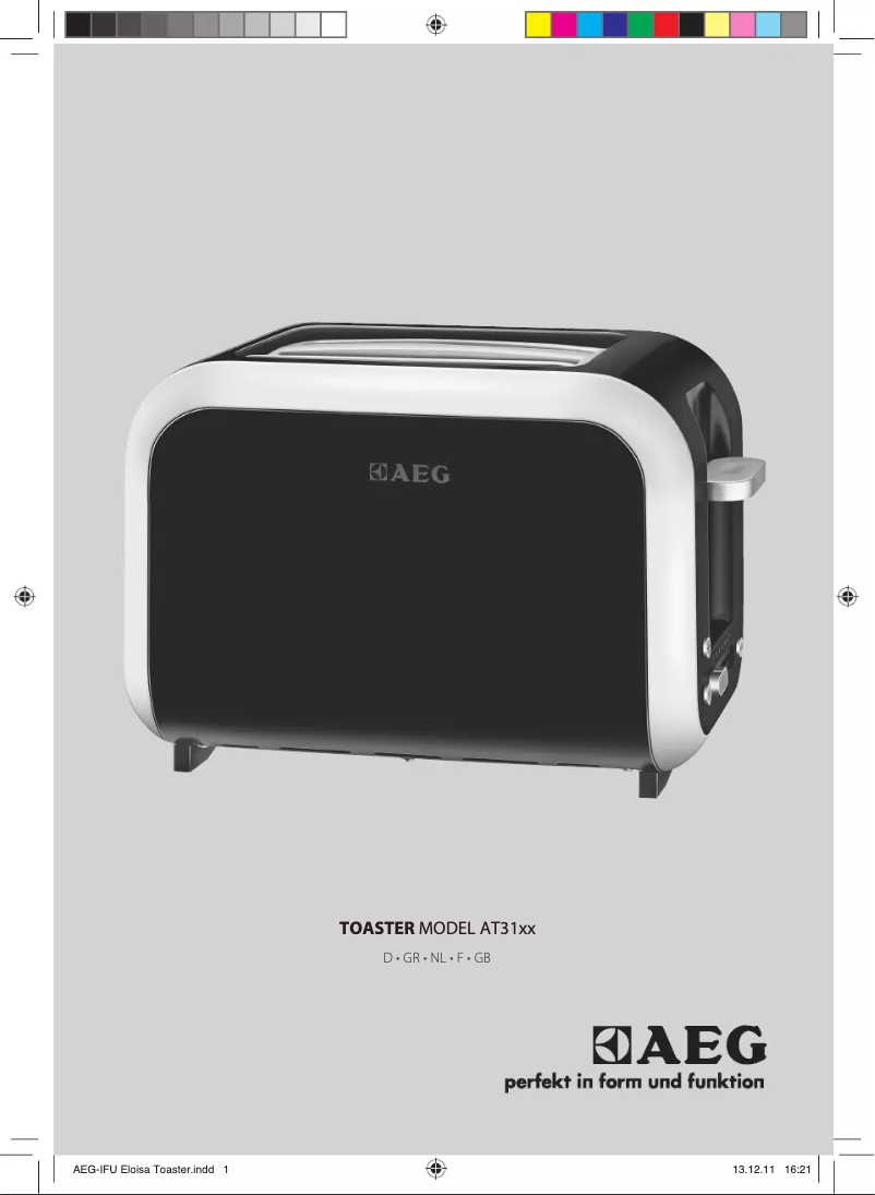 Página 1 del manual Manual de usuario AEG AT3120