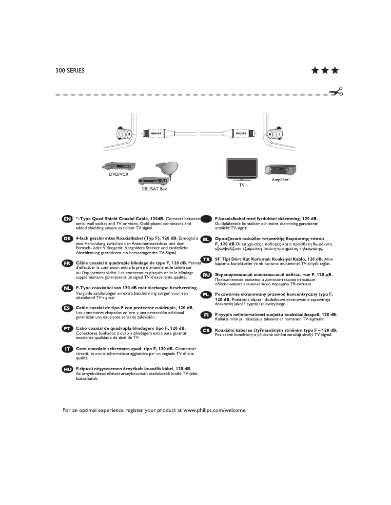 First page image of the manual for SWV7164S