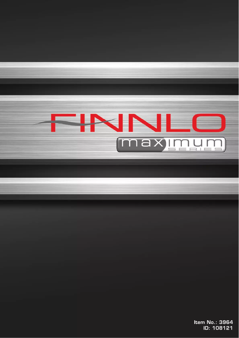 Page 1 de la notice Manuel utilisateur Finnlo Maximum Multi-Gym M5