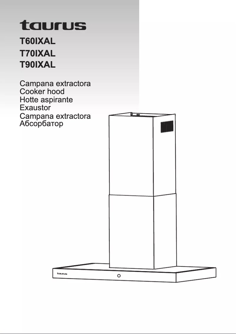 Image de la première page du manuel de l'appareil T90IXAL