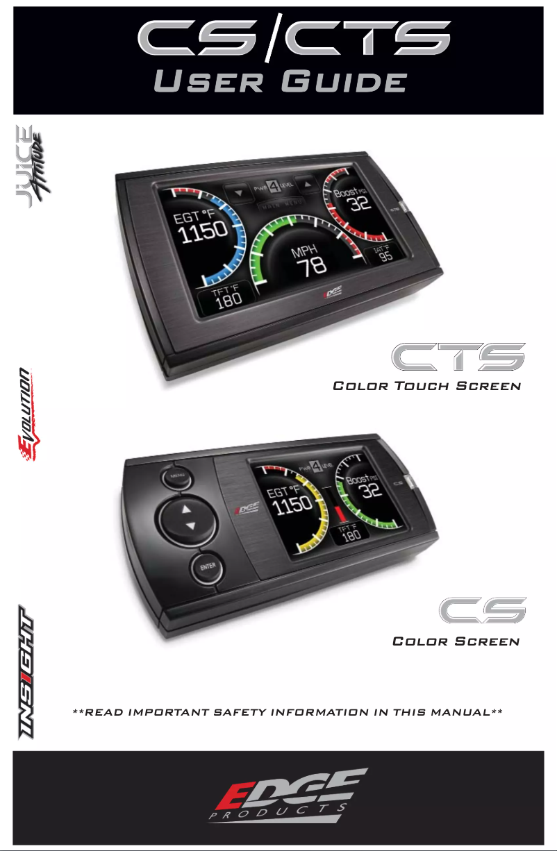 Image de la première page du manuel de l'appareil Insight