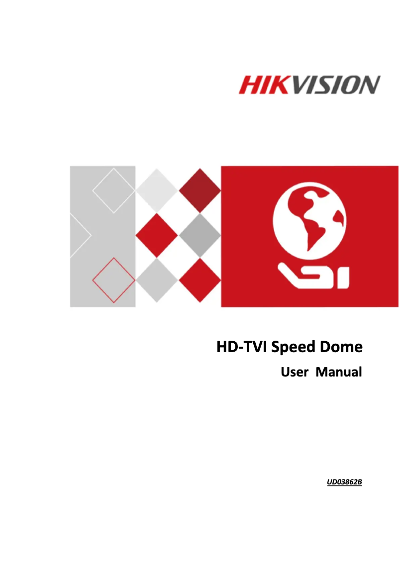 Page n°1 - Manuel utilisateur Hikvision DS-2AE4215T-A