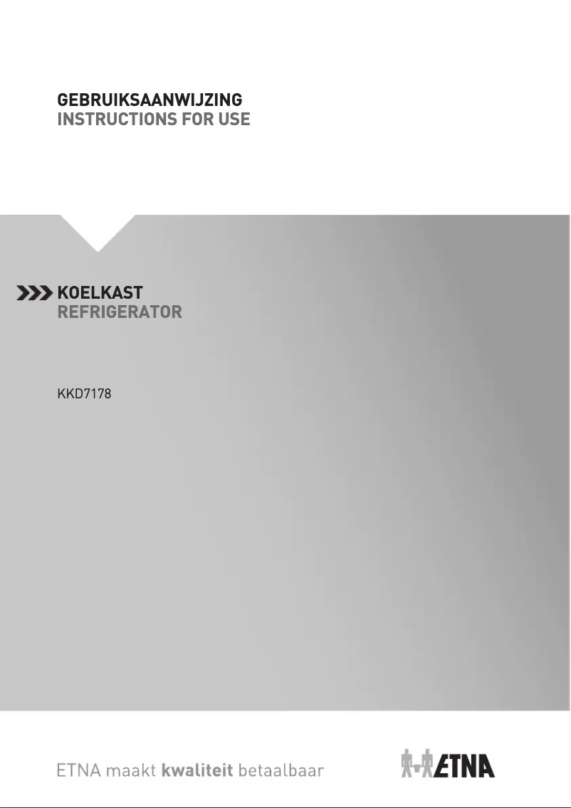 Image de la première page du manuel de l'appareil KKD7178