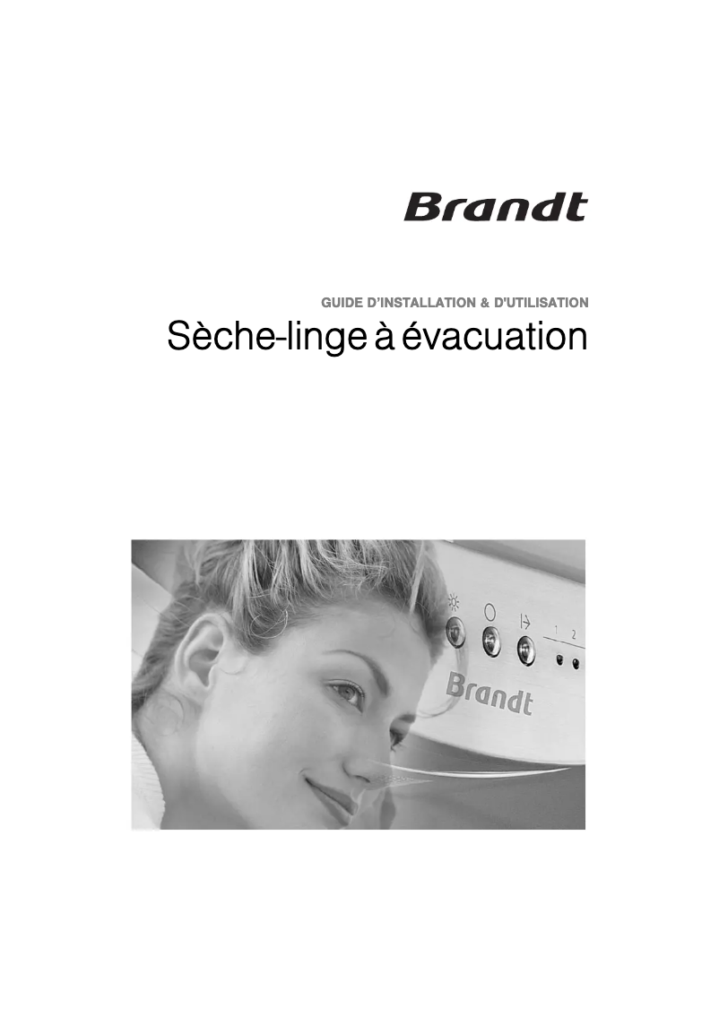 Page 1 de la notice Manuel utilisateur Brandt ETE 6116F