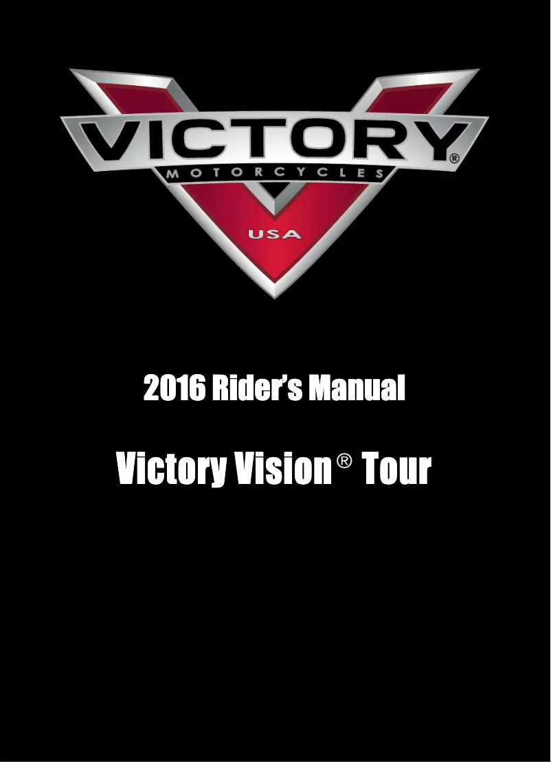 Page n°1 - Manuel utilisateur Victory Boardwalk (2015)