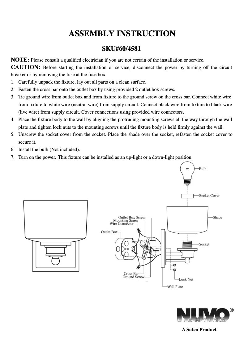 Página 1 del manual Manual de usuario NUVO Soho 60/4581