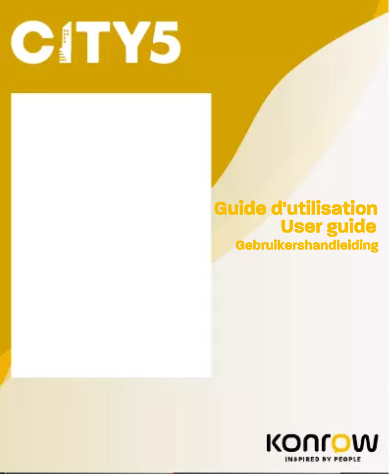 Image de la première page du manuel de l'appareil City 5