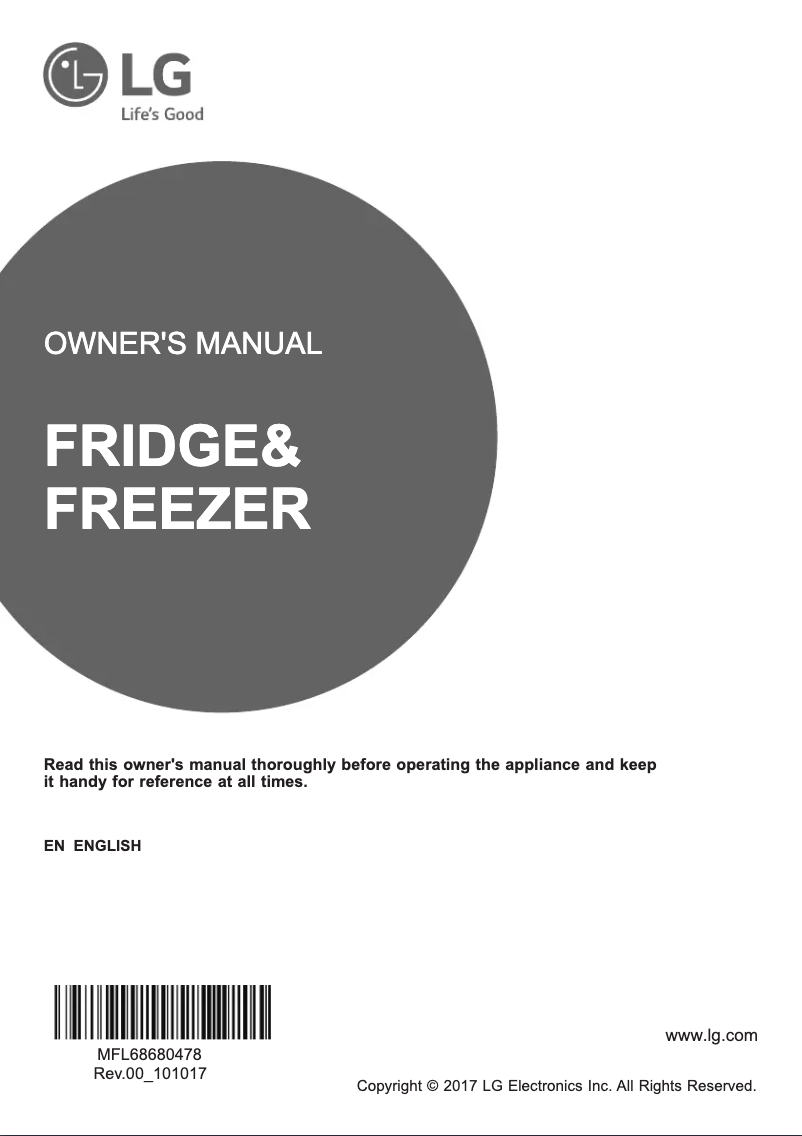 Image de la première page du manuel de l'appareil GMB714PZXV