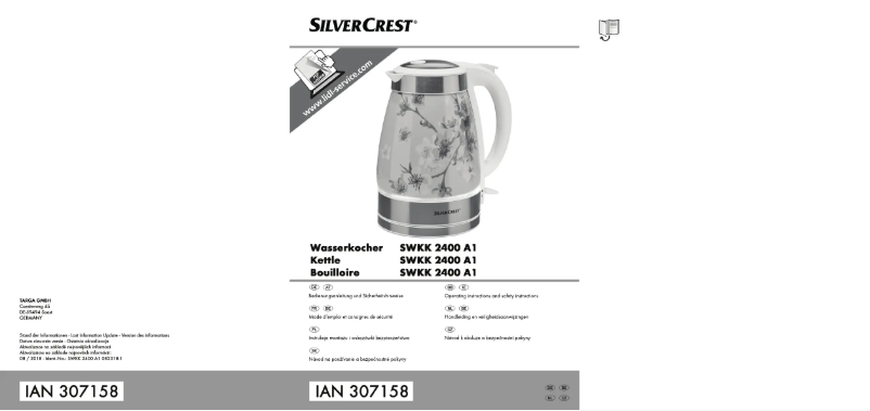 Image de la première page du manuel de l'appareil SWKK 2400 A1