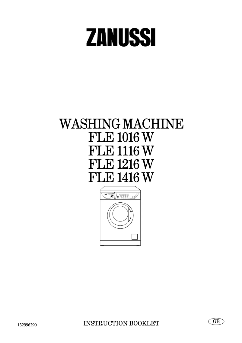 Image de la première page du manuel de l'appareil FLE 1116 W