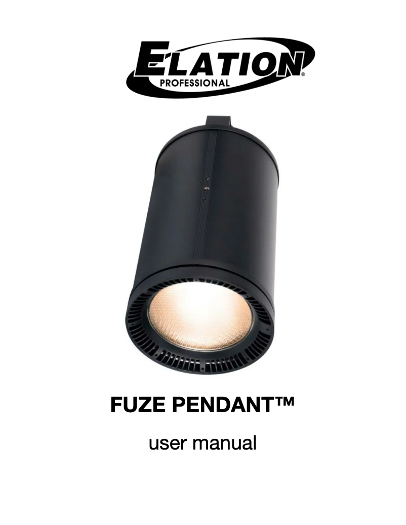 Image de la première page du manuel de l'appareil Fuze Pendant
