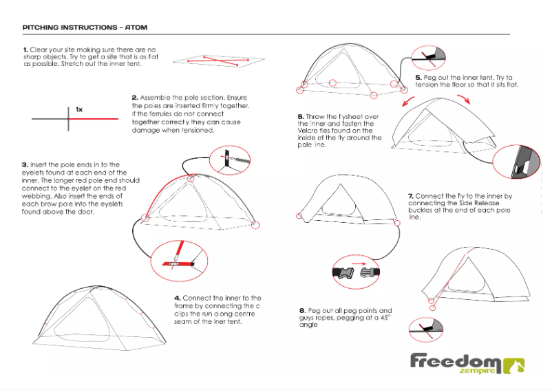 Page n°1 - Manuel utilisateur Zempire Atom
