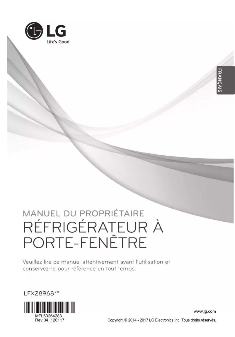 Image de la première page du manuel de l'appareil LFX28968ST