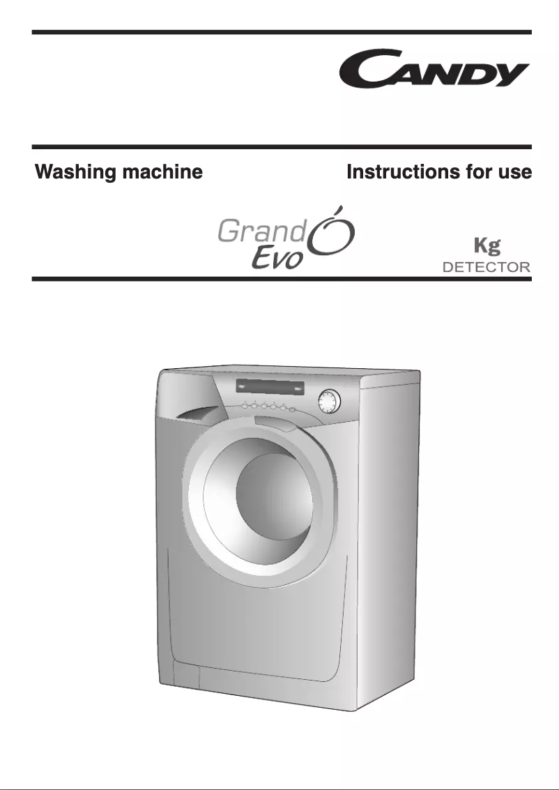 Page 1 de la notice Manuel utilisateur Candy EVO 9143D-80