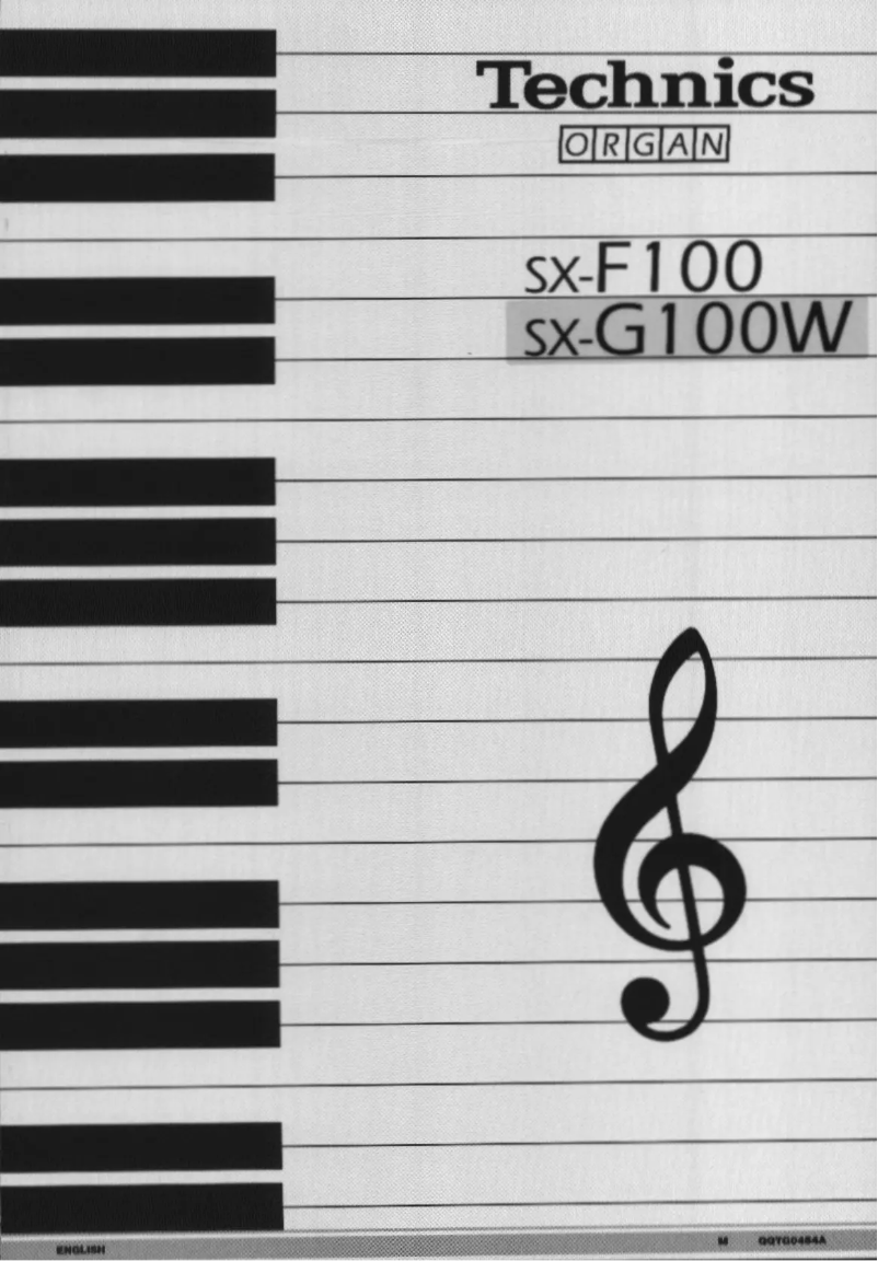 Image de la première page du manuel de l'appareil SX-G100W