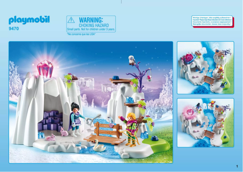 Page n°1 - Manuel utilisateur Playmobil 9470