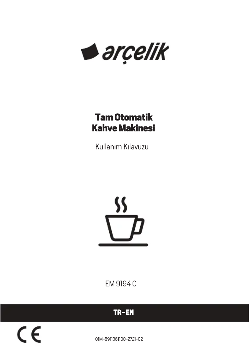 Page n°1 - Manuel utilisateur Arçelik EM 9194 O